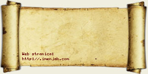 Dimitrije Rajak vizit kartica